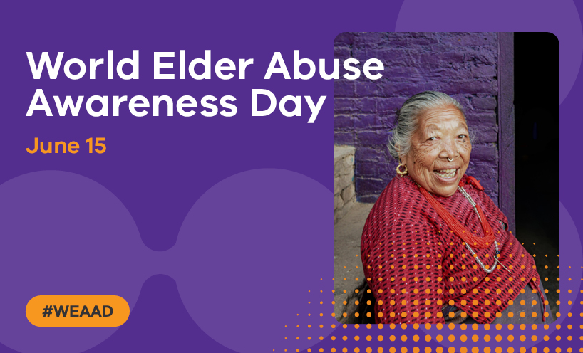 World Elder Abuse Awareness Day banner